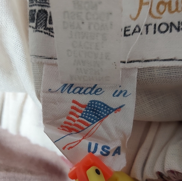 🟡 Little House Creations vintage Shirt Skirt and Sash. Size Large (InvW052) - Picture 9 of 11